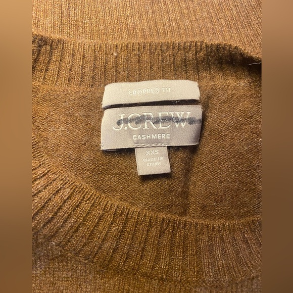 NWOT J Crew Women’s Shrunken Cashmere Crewneck Sweater Warm Cozy - Picture 7 of 7